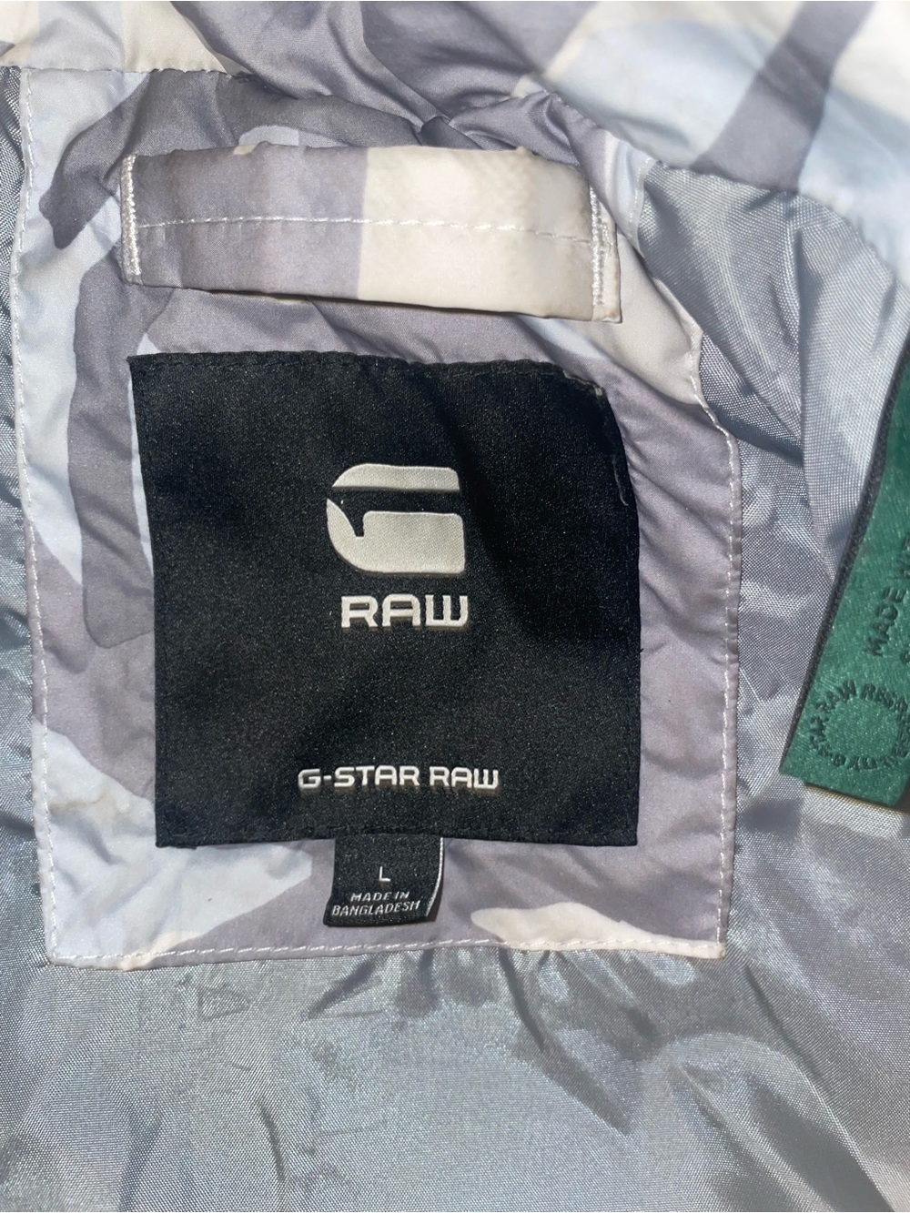 G-Star Gray Camouflage Bomber Jacket